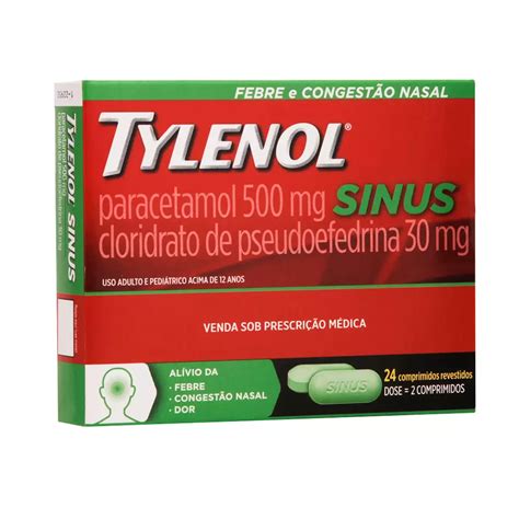 tylenol sinus menor preço